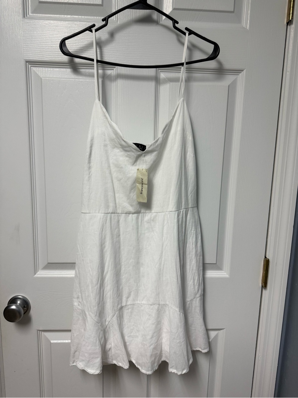 Francesca's Cream White Lightweight Dress